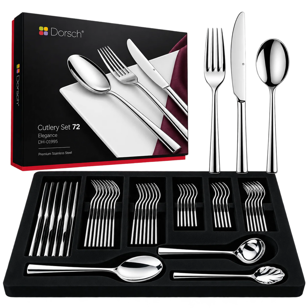 Dorsch Elegance Cutlery Set – 72 Pieces – Model DH-01995
