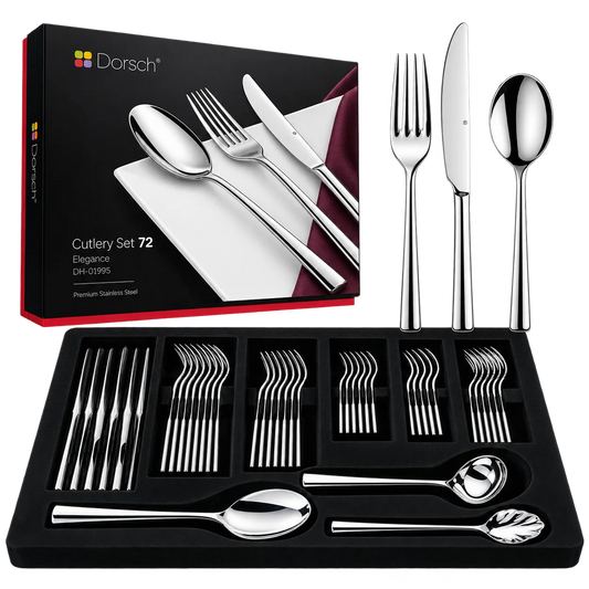 Dorsch Elegance Cutlery Set – 72 Pieces – Model DH-01995