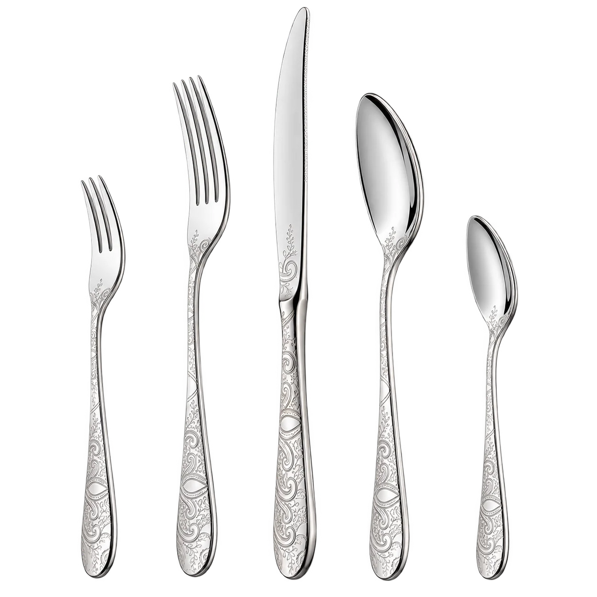 Dorsch Lavanda Elegant Engraved Cutlery Set 72 pcs