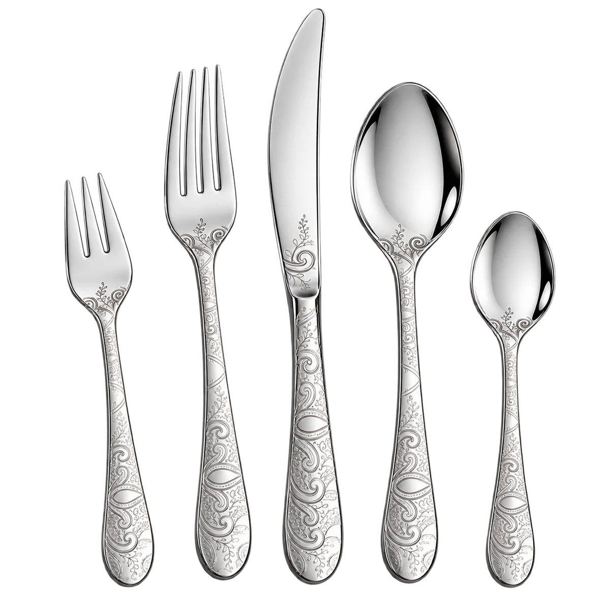 Dorsch Lavanda Elegant Engraved Cutlery Set 72 pcs
