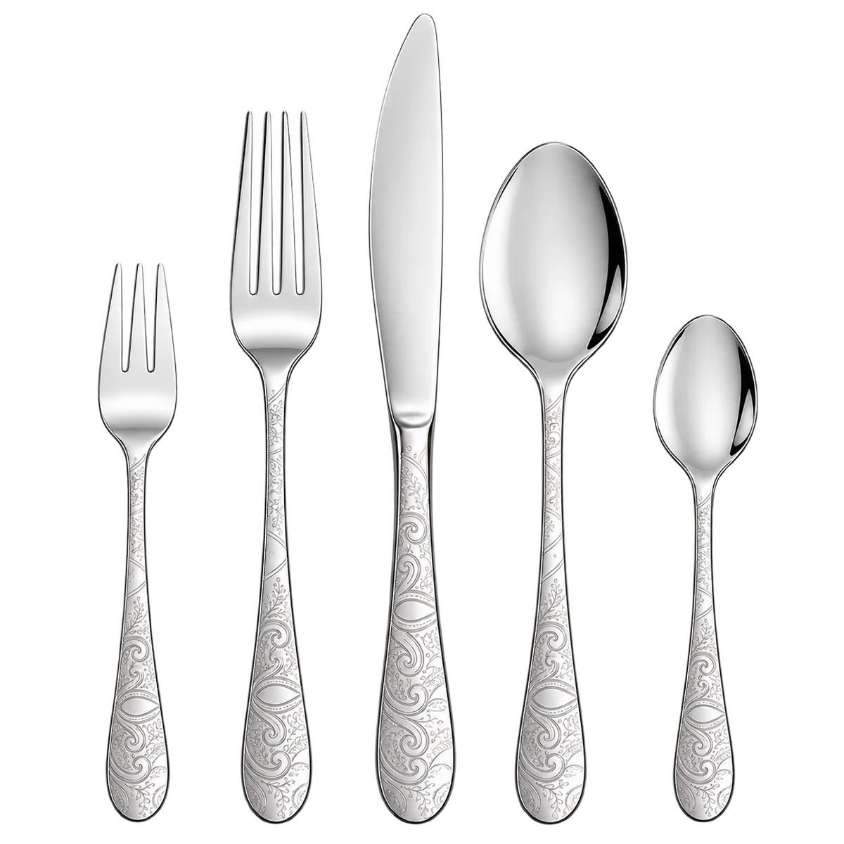 Dorsch Lavanda Elegant Engraved Cutlery Set 72 pcs