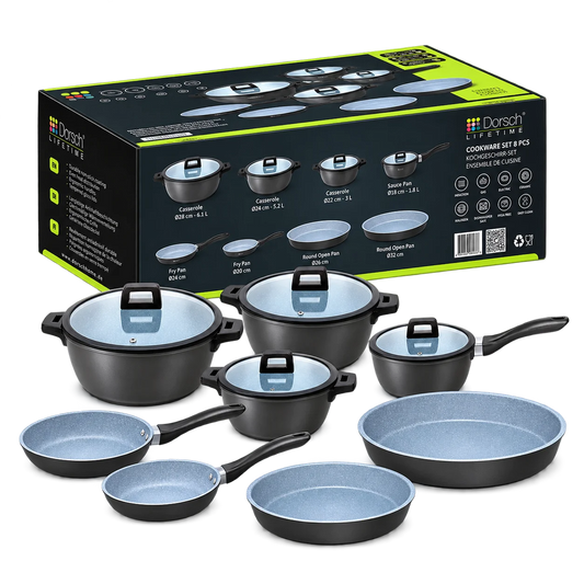 Dorsch Lifetime Cookware Set - 8 Pcs