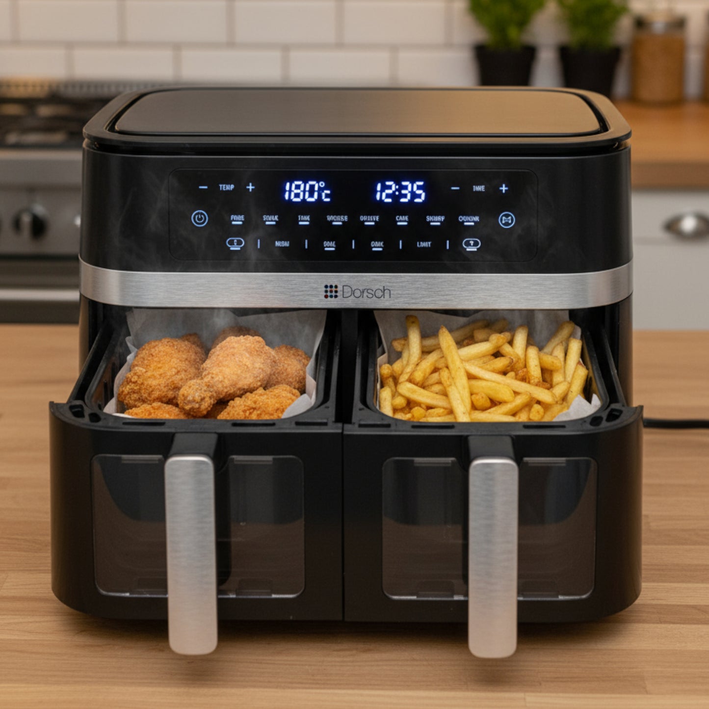 Dorsch Dual Drawer Air Fryer – 11 Liters