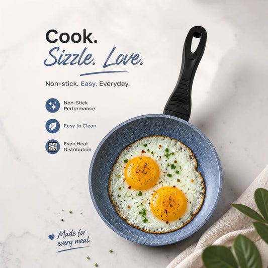 Dosthoff Marble Ceramic Coated Fry Pan - 20 Cm