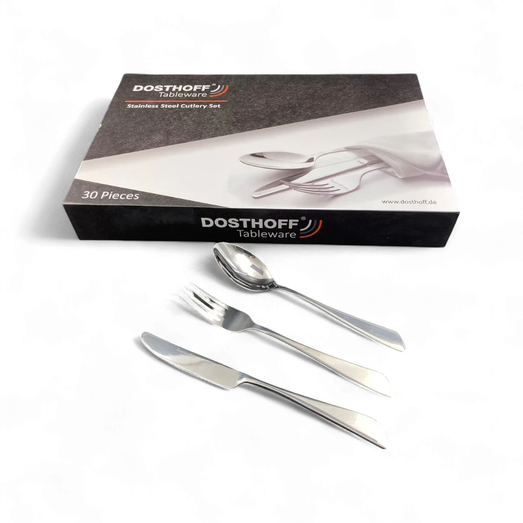 Dosthoff Stainless Steel Cutlery Set - 30 Pieces