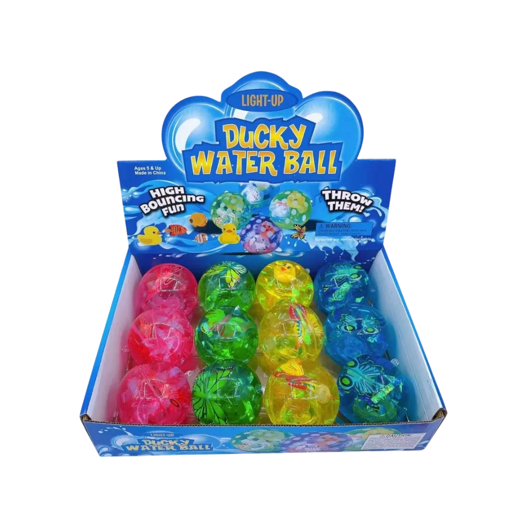 Light Up Ducky Water Ball Set - 4 Colors
