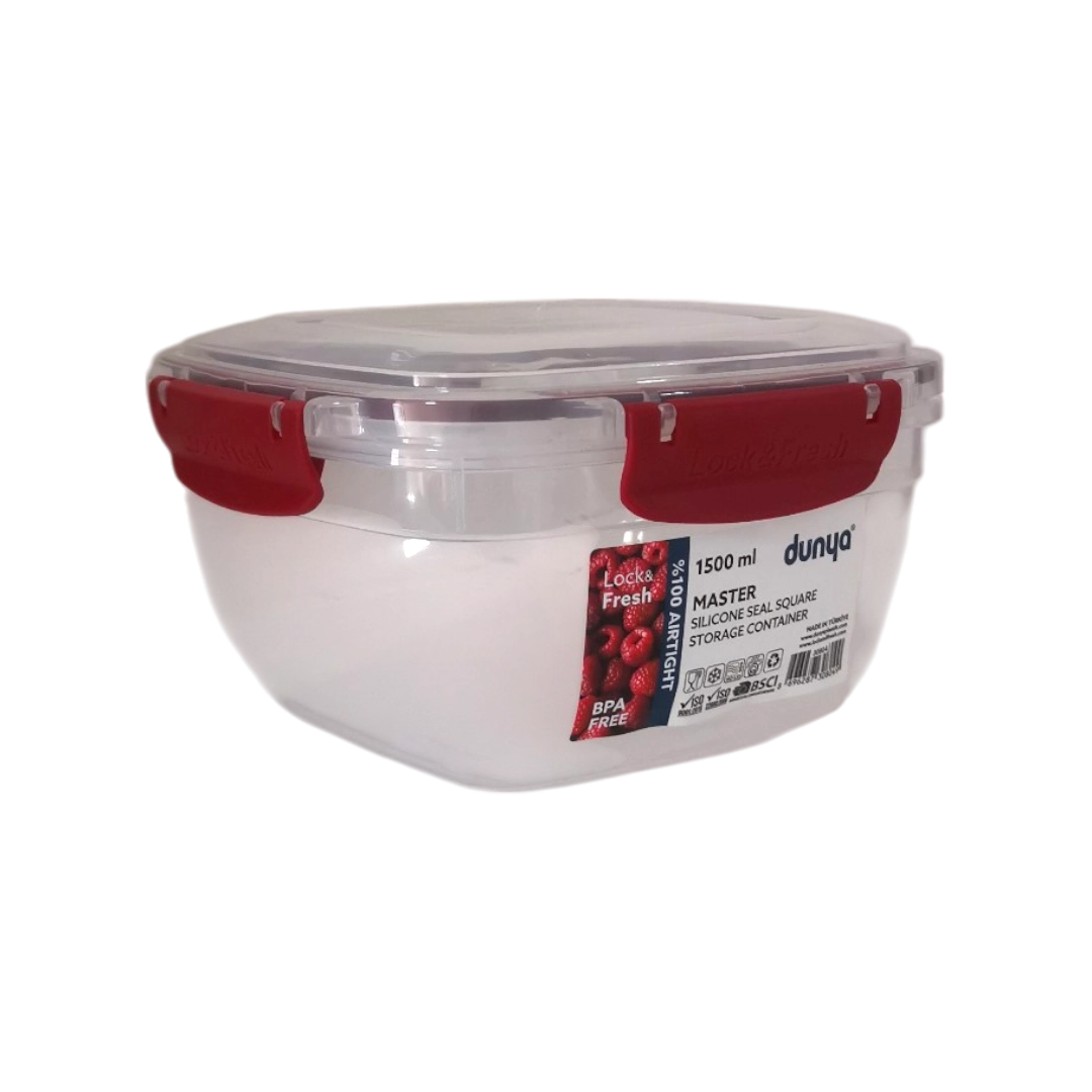 Dunya Red Storage Container - 1500ml – Baytak 3ena