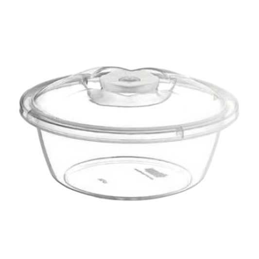 Dunya Transparent Basin With Lid - 1 L