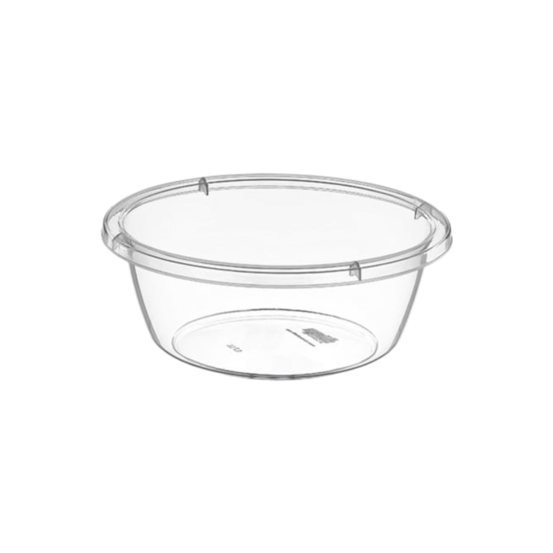 Dunya Transparent Basin With Lid - 2.7 L