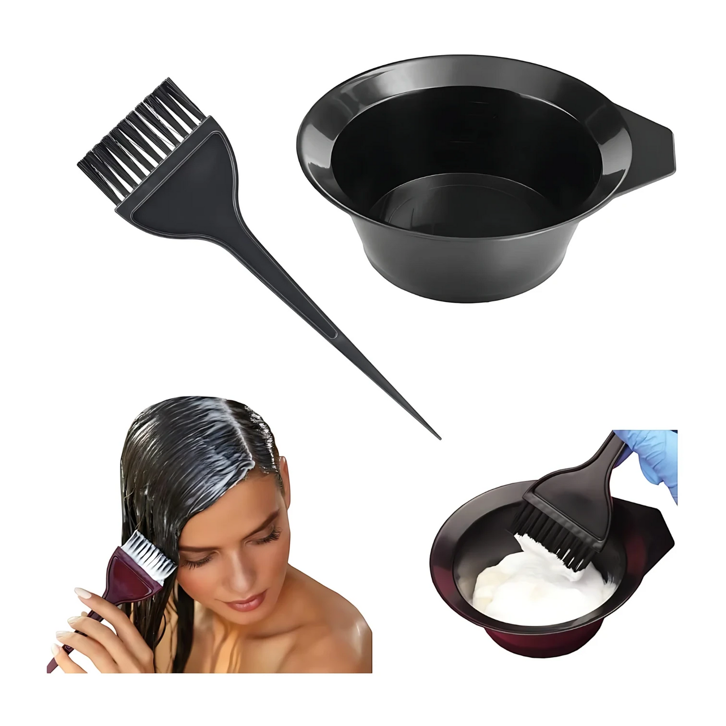 Dye Brush Kit - 4 Pcs