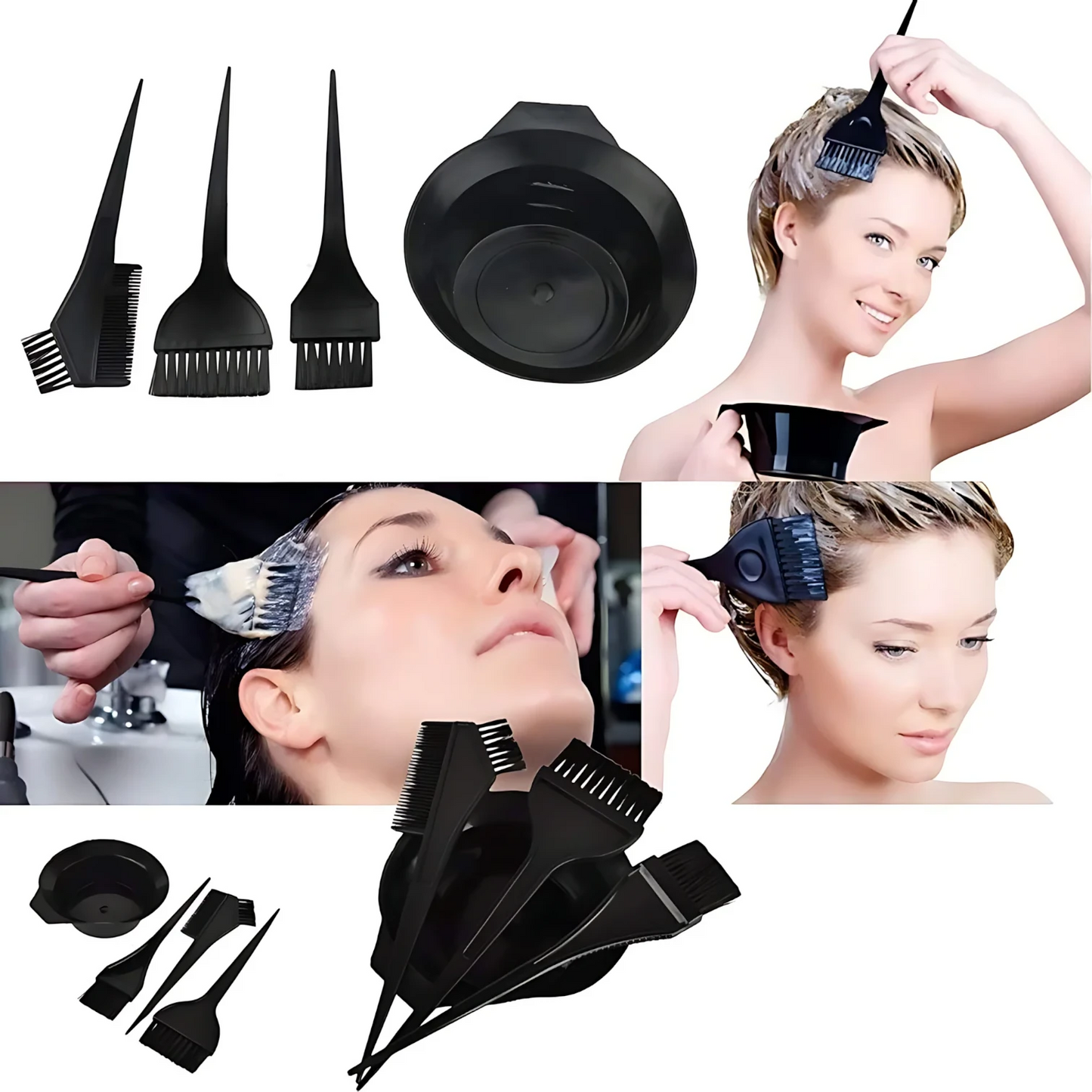 Dye Brush Kit - 4 Pcs