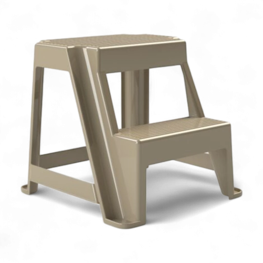 3M Plast Escabo Plastic Step Stool - Beige
