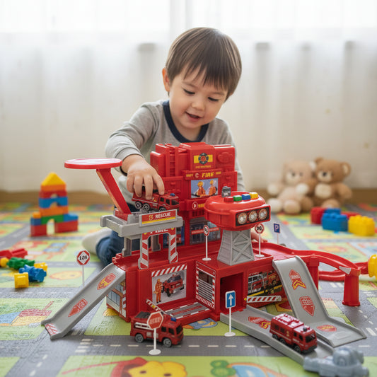 Fire Rescue Playset – 29 Pcs