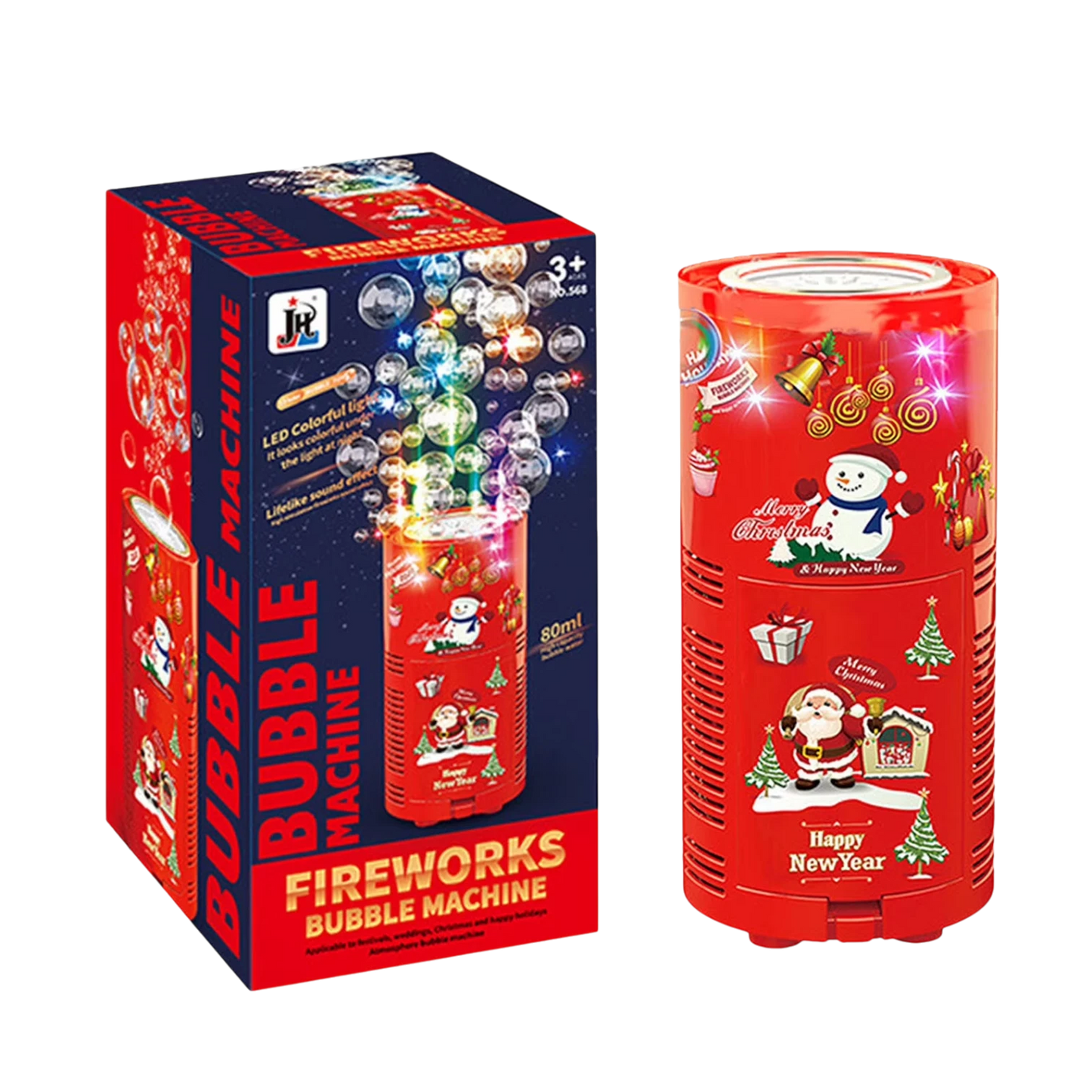 Fireworks Bubble Machine – LED Light Effect