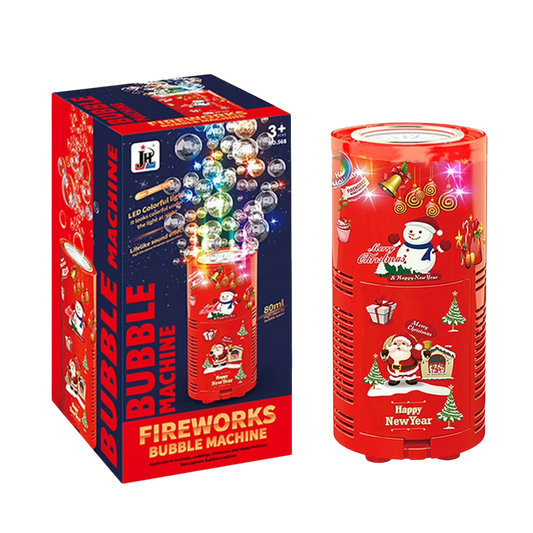 Fireworks Bubble Machine – LED Light Effect