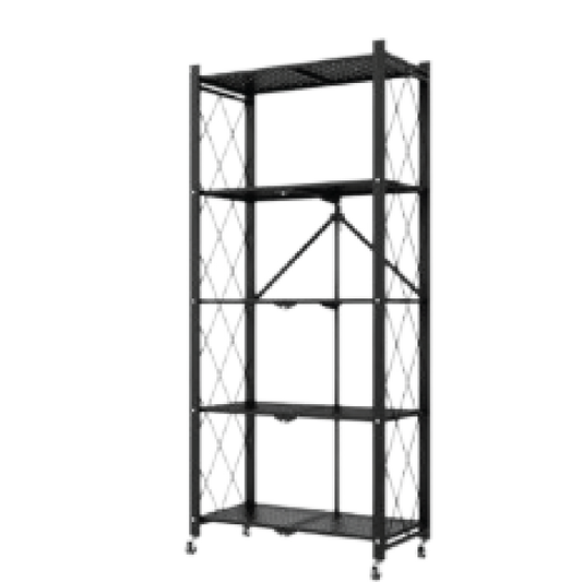 Folding Storage Rack - 5 Layers