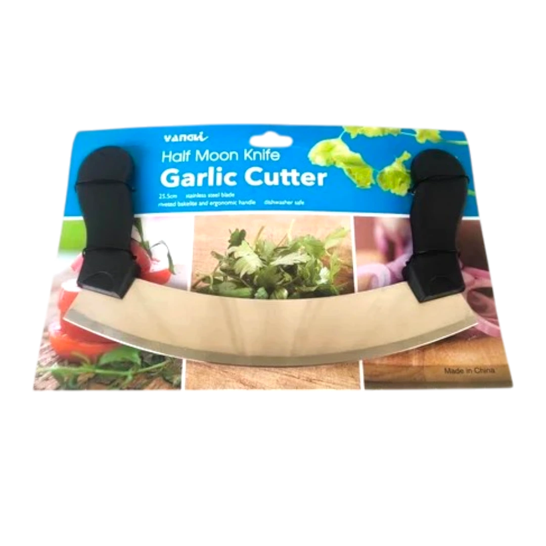 Half Moon Knife Garlic Cutter