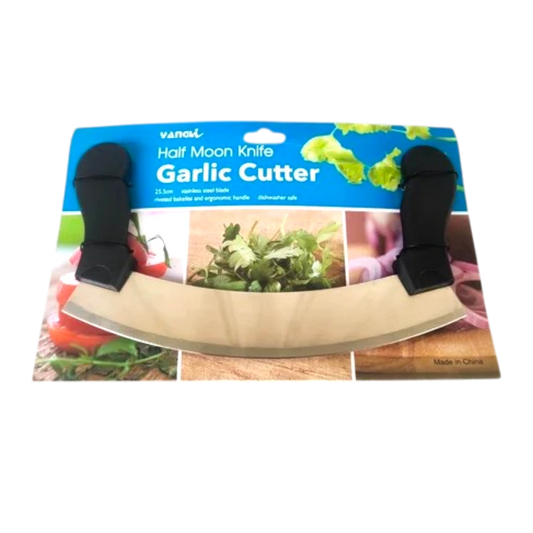 Half Moon Knife Garlic Cutter