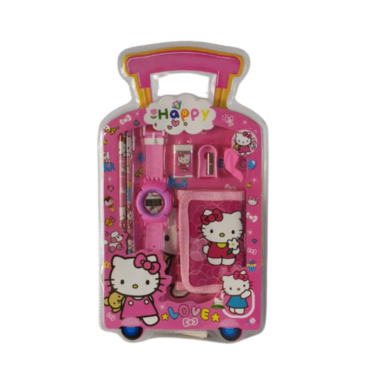 Hello Kitty Kids Travel Set - Pink