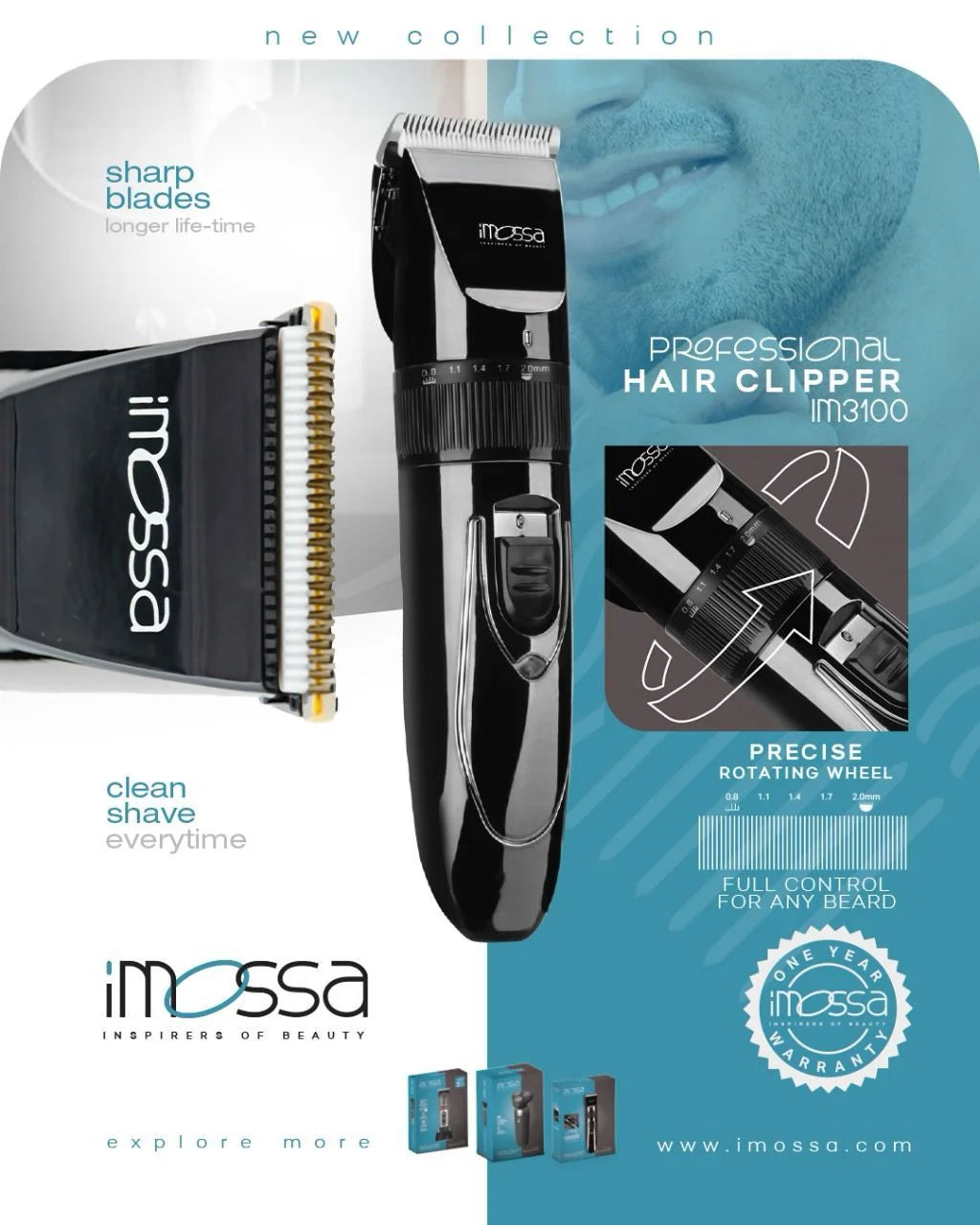 IMOSSA Hair Clipper