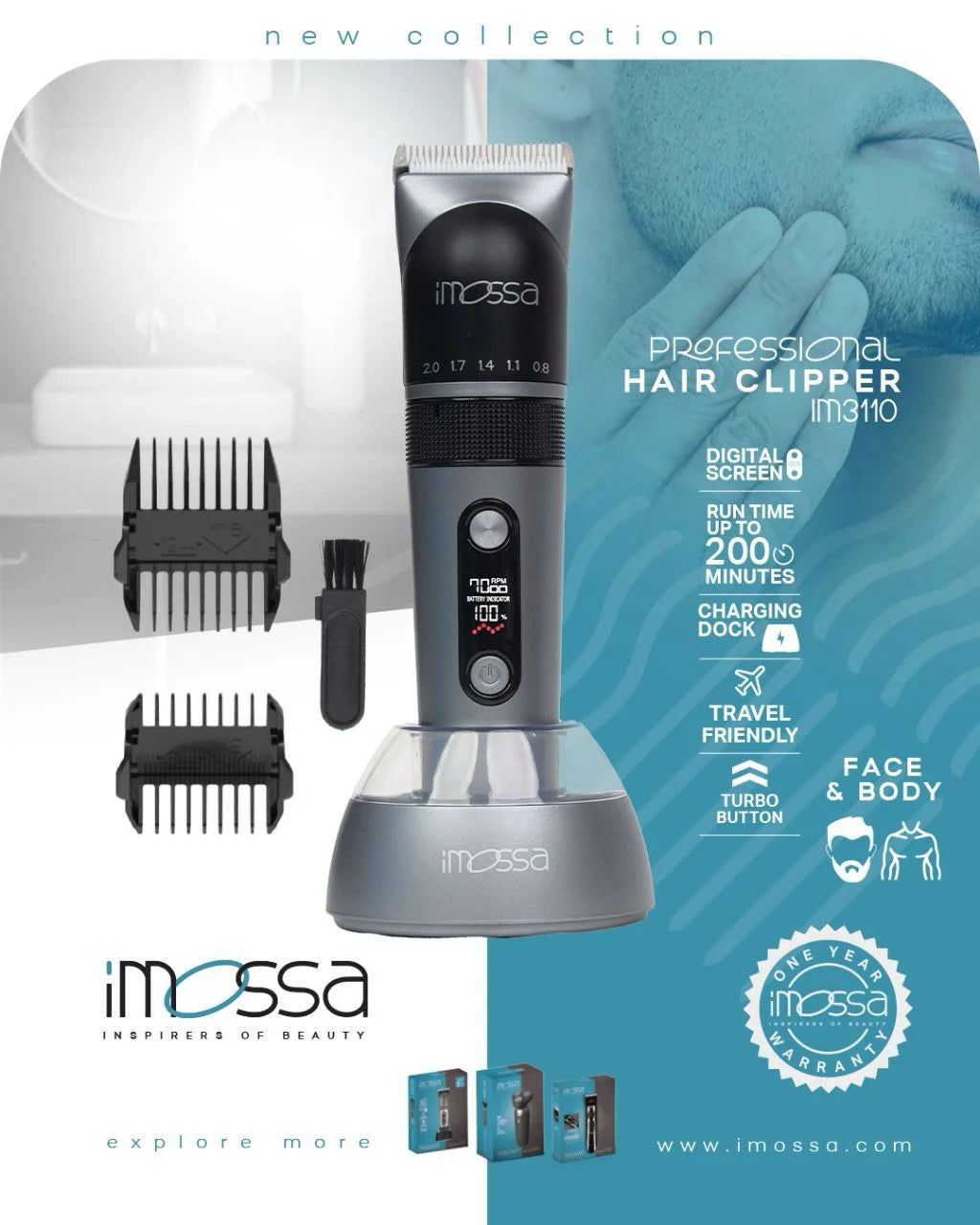 IMOSSA Hair Clipper