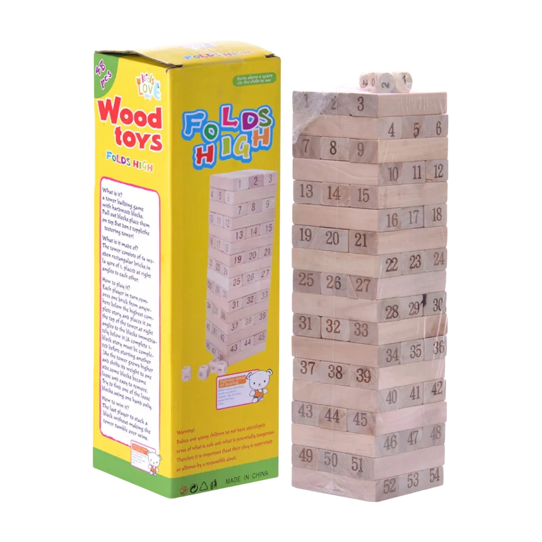 Jenga Classic Game - 48 Wood Blocks