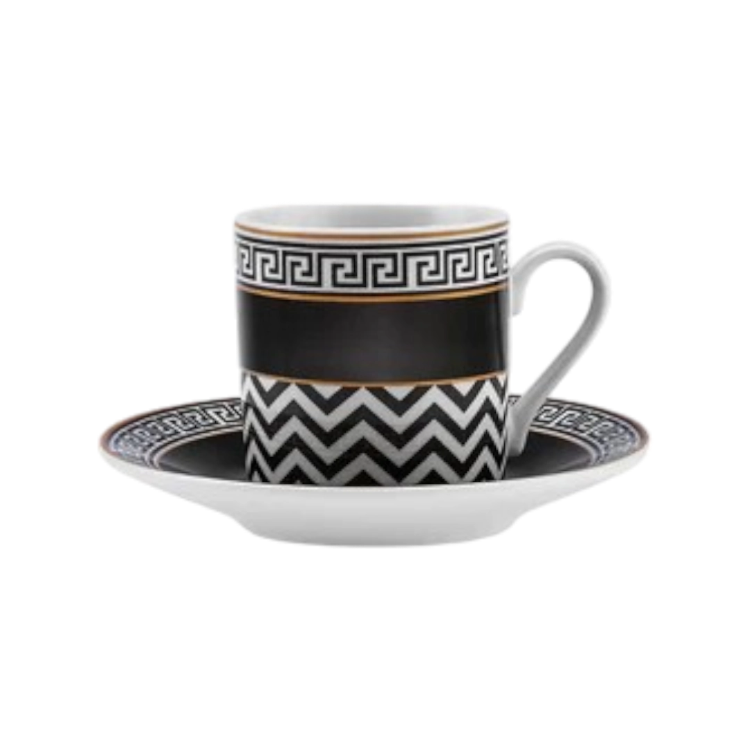 Karaca Porcelain Espresso Turkish Coffee Cup Set - 12 Pcs