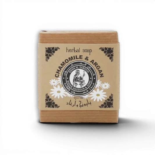 Khan Al Saboun Chamomile & Argan Soap – 100g