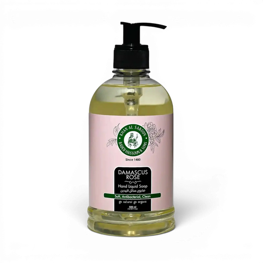 Khan Al Saboun Damascus Rose Hand Liquid Soap – 500ml