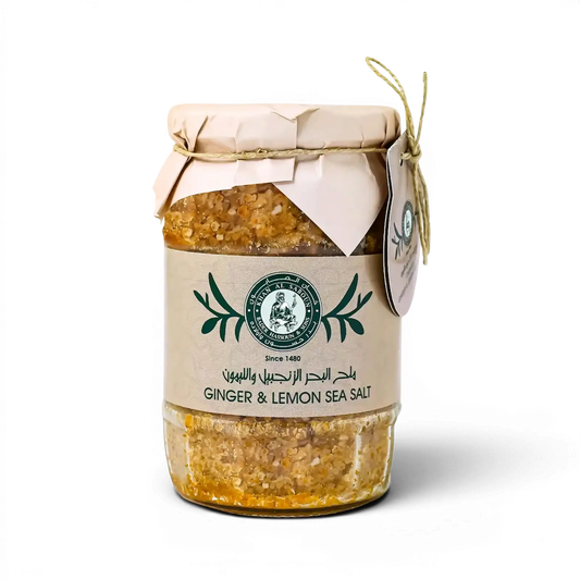 Khan Al Saboun Ginger & Lemon Sea Salt – 500g