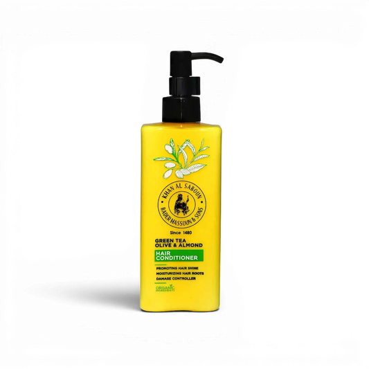 Khan Al Saboun Green Tea Olive & Almond Hair Conditioner – 250ml