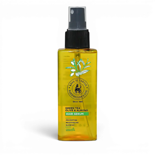 Khan Al Saboun Green Tea Olive & Almond Hair Serum – 100ml