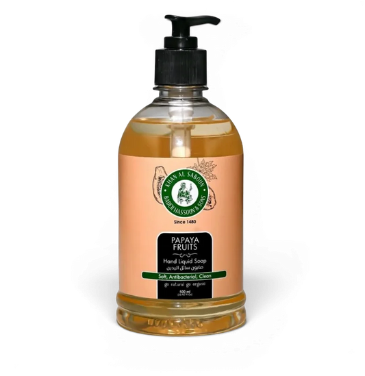 Khan Al Saboun Papaya Fruits liquid Hand Soap – 500ml