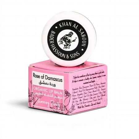 Khan Al Saboun Rose of Damascus Natural Lip Balm – 20g