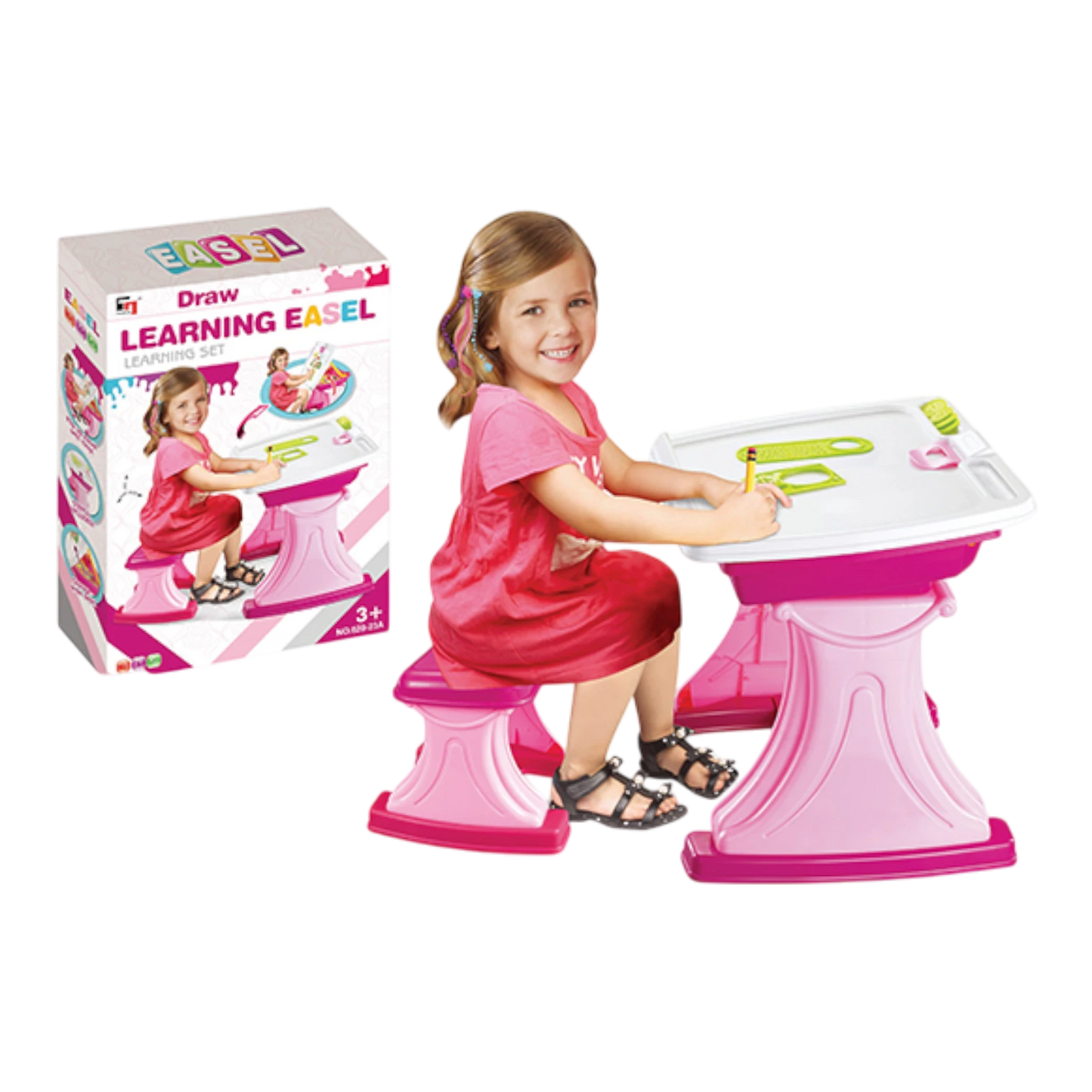 Kids Drawing And Learning Easel Set