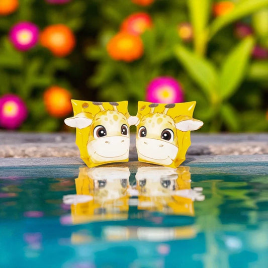Kids Inflatable Armbands - Giraffe Design