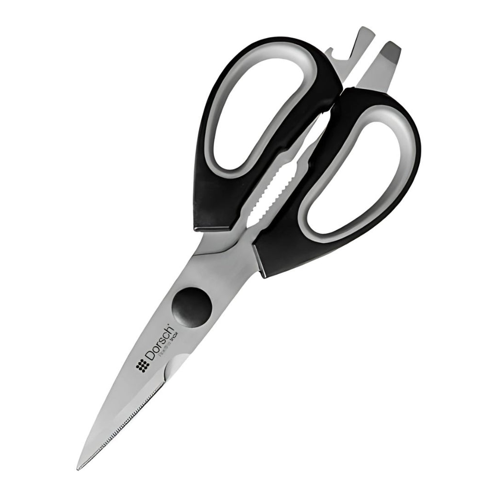 Dorsch Premium Multi-Purpose Kitchen Scissors – Stainless Steel, Soft Grip Handles