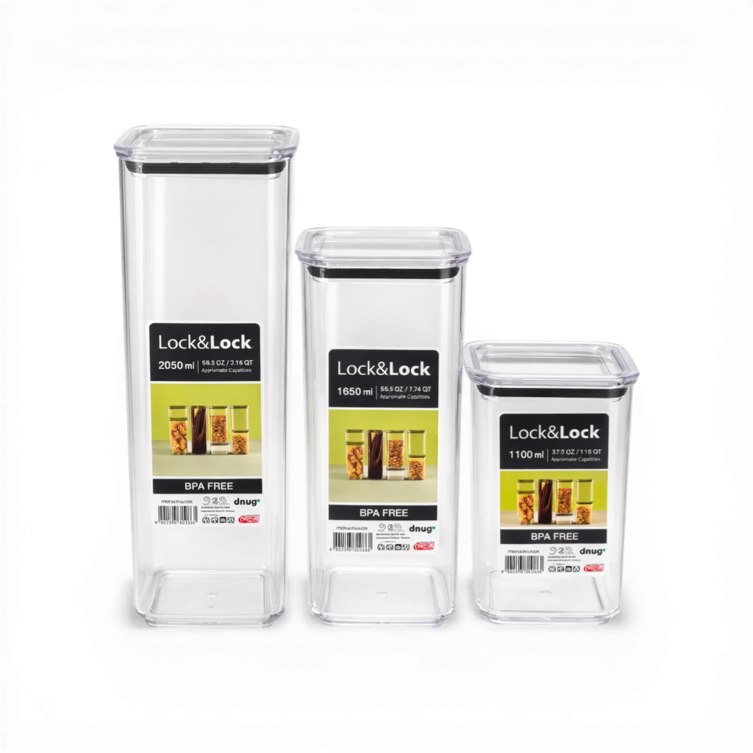 Lock & Fresh Storage Container Set – Airtight Food Containers – BPA Free