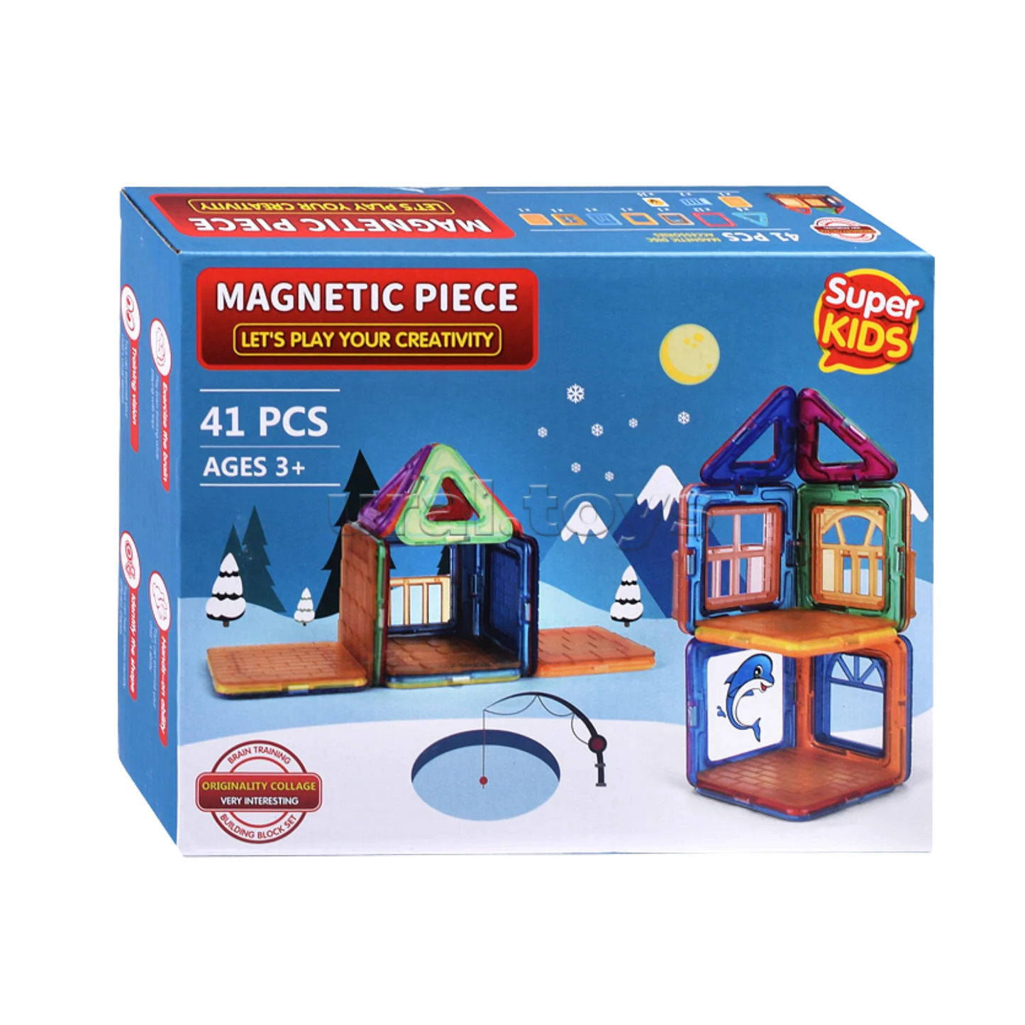 Magnetic Building Blocks Set