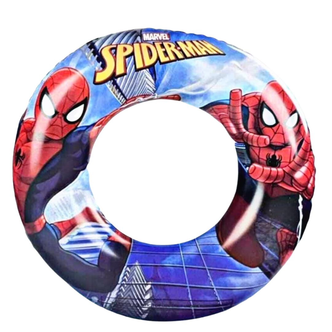 Marvel Spider-Man Inflatable Swim Ring – Kids Pool Float