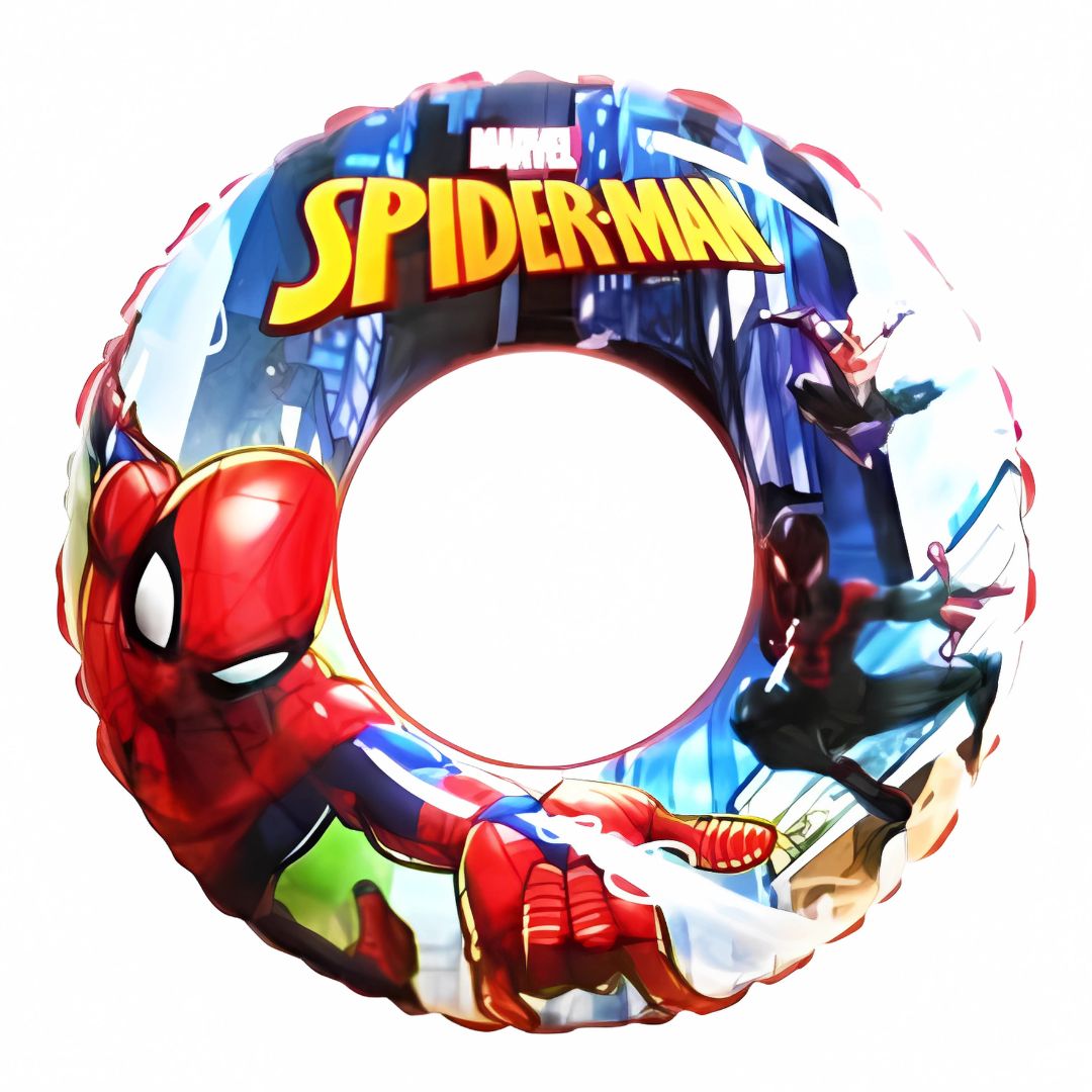 Marvel Spider-Man Inflatable Swim Ring – Kids Pool Float