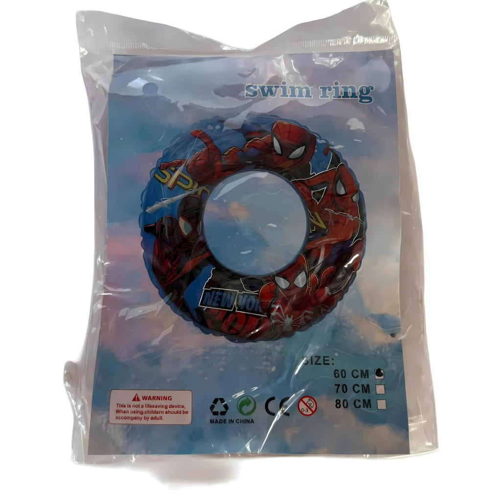 Marvel Spider-Man Inflatable Swim Ring – Kids Pool Float