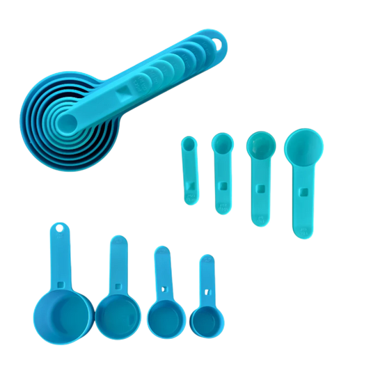 Measuring Cups And Spoons - 8 Pcs