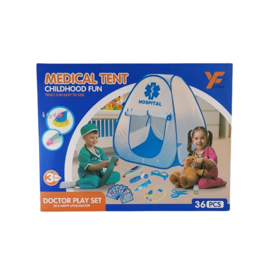 Medical Tent Childhood Fun - Blue Set