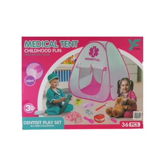 Medical Tent Childhood Fun - Pink Set