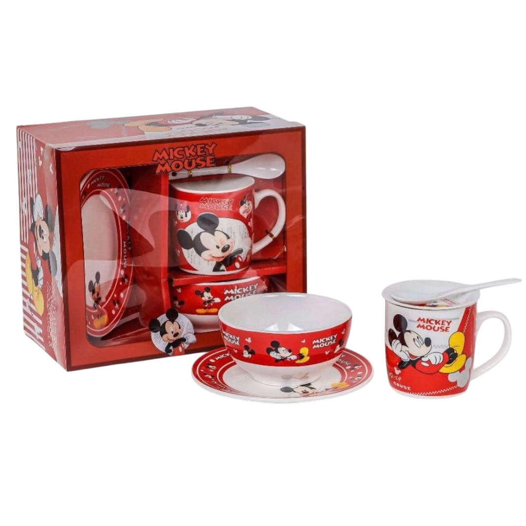 Micky Mouse Mug With Bowl Set