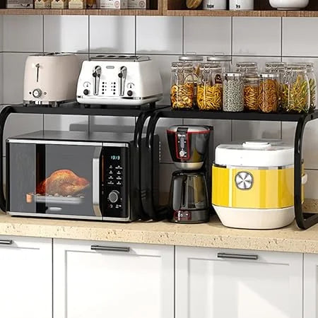 Momaz Microwave Oven Rack - Black