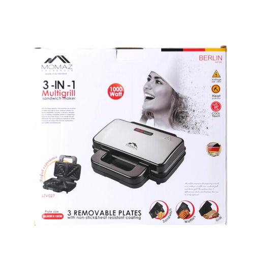 Momaz 3 In 1 Multigrill - 1000w