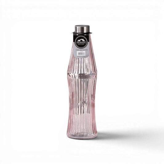Momaz Household Glass Drink Bottle LZZ155 1000ml - Light Pink