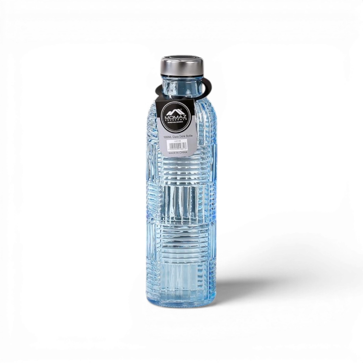 Momaz Household Glass Drink Bottle LZZ156 1000ml - Light Blue